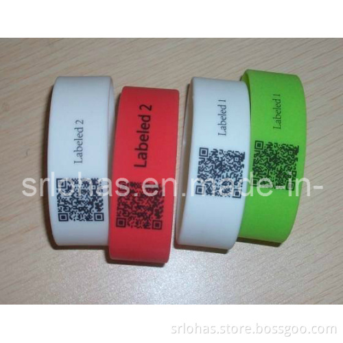 Silicone ID Wristband with Qr Code (LH-110)